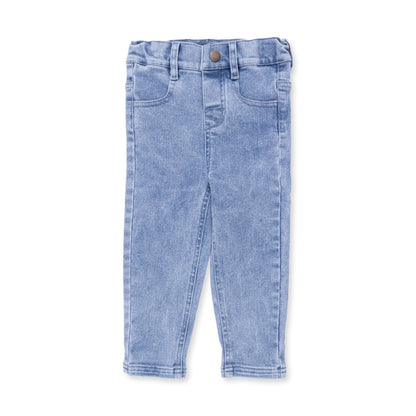 PREORDER Angel Dear Old School Blue Stretch Denim - Adjustable Pants