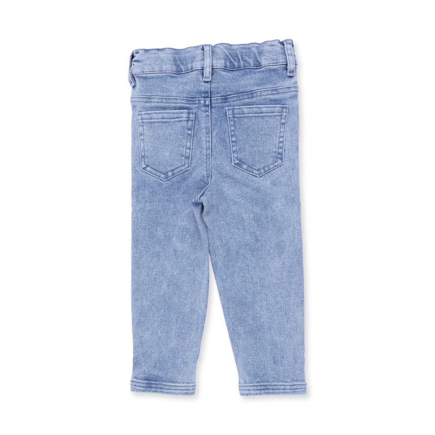PREORDER Angel Dear Old School Blue Stretch Denim - Adjustable Pants
