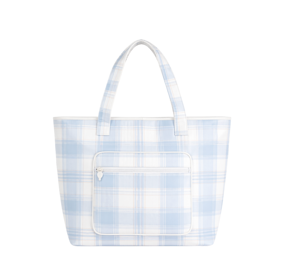 Baby Dunn BLUE PLAID | TOTE - Persnickety Shop