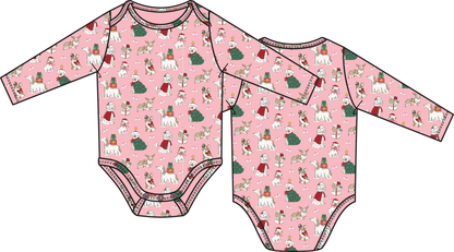 Angel Dear Breakfast Club Pink - Long Sleeve Bodysuit