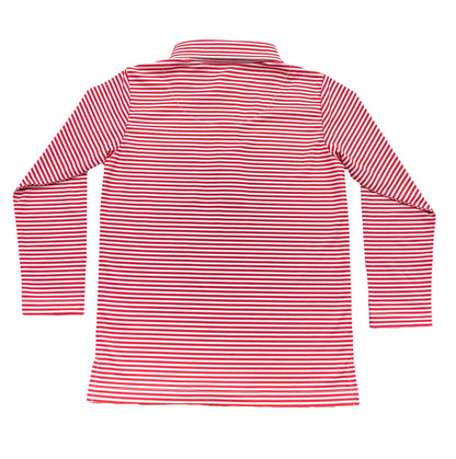 SALTWATER BOYS COMPANY LS  INSHORE PERFORMANCE POLO RED STRIPE (Copy) - Persnickety Shop