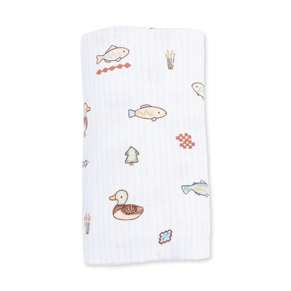 PREORDER Angel Dear Lake Cuties - Swaddle Blanket