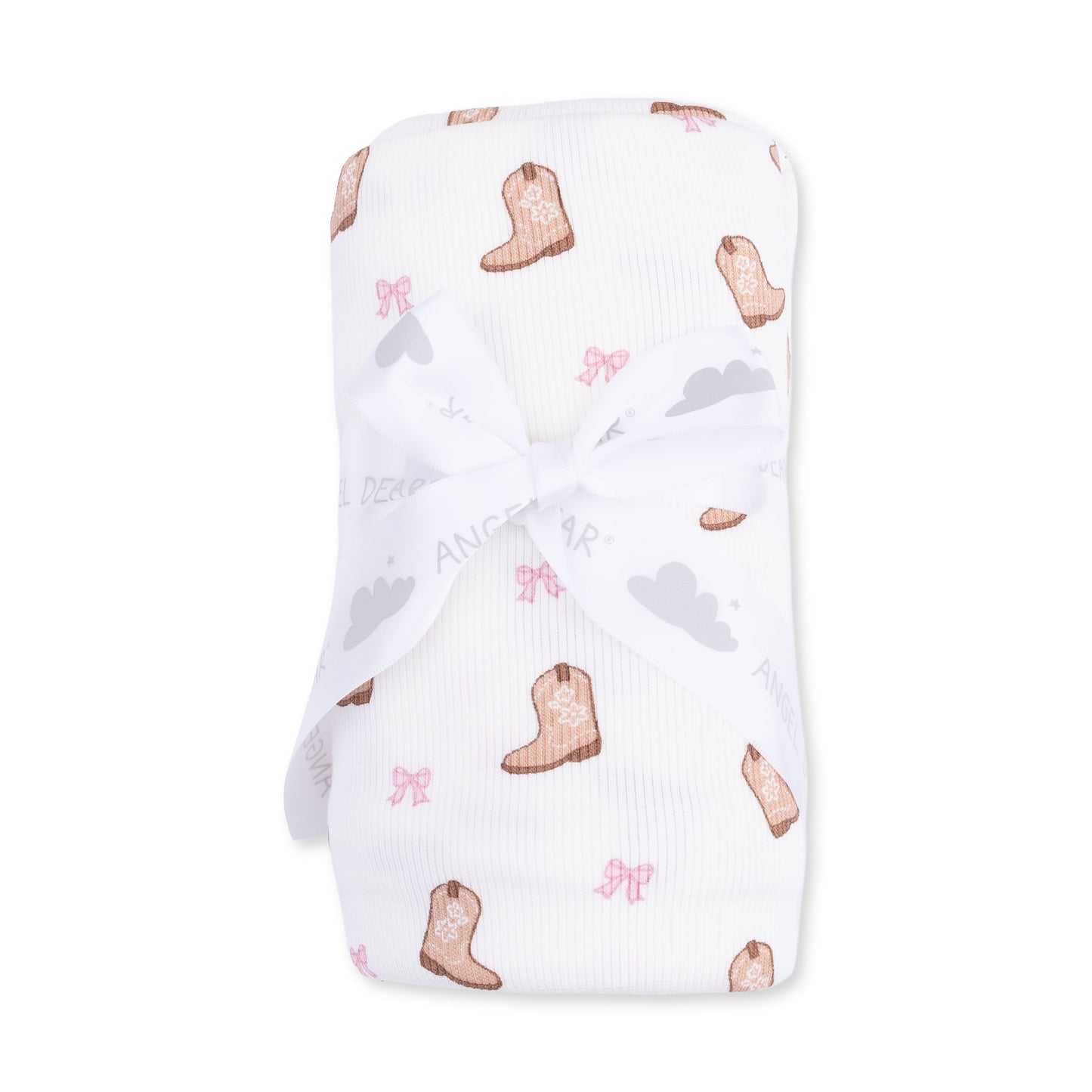 PREORDER Angel Dear Mini Cowgirl Boots - Swaddle Blanket