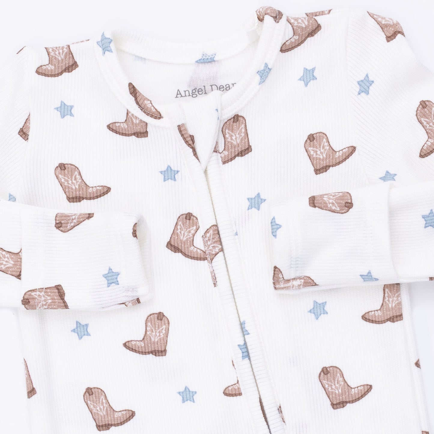 PREORDER Angel DearMini Cowboy Boots - 2 Way Zipper Footie