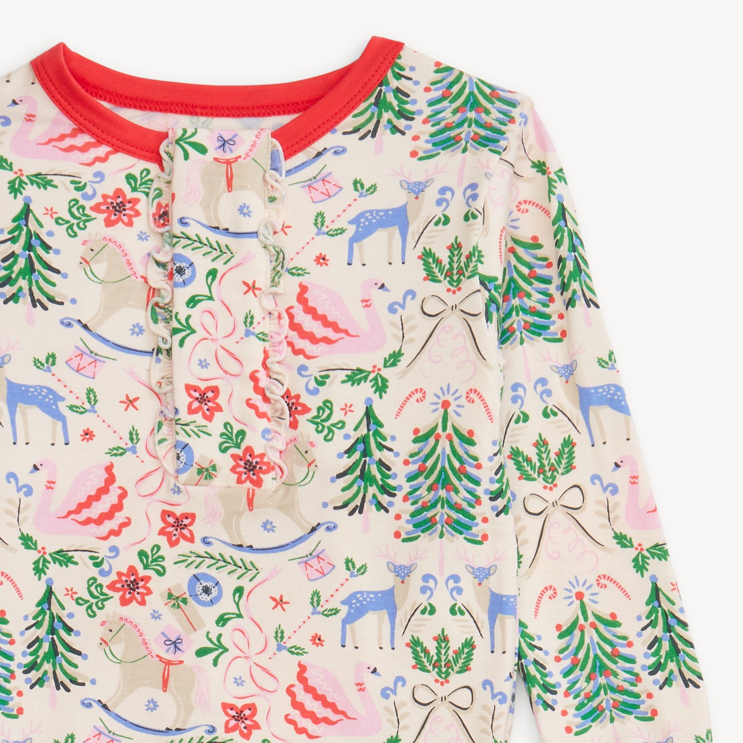 MAGNETIC ME SUGAR PLUM DREAMS MODAL MAGNETIC NO DRAMA PAJAMA LONG SLEEVE SET - Persnickety Shop