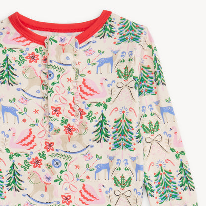 MAGNETIC ME SUGAR PLUM DREAMS MODAL MAGNETIC NO DRAMA PAJAMA LONG SLEEVE SET - Persnickety Shop