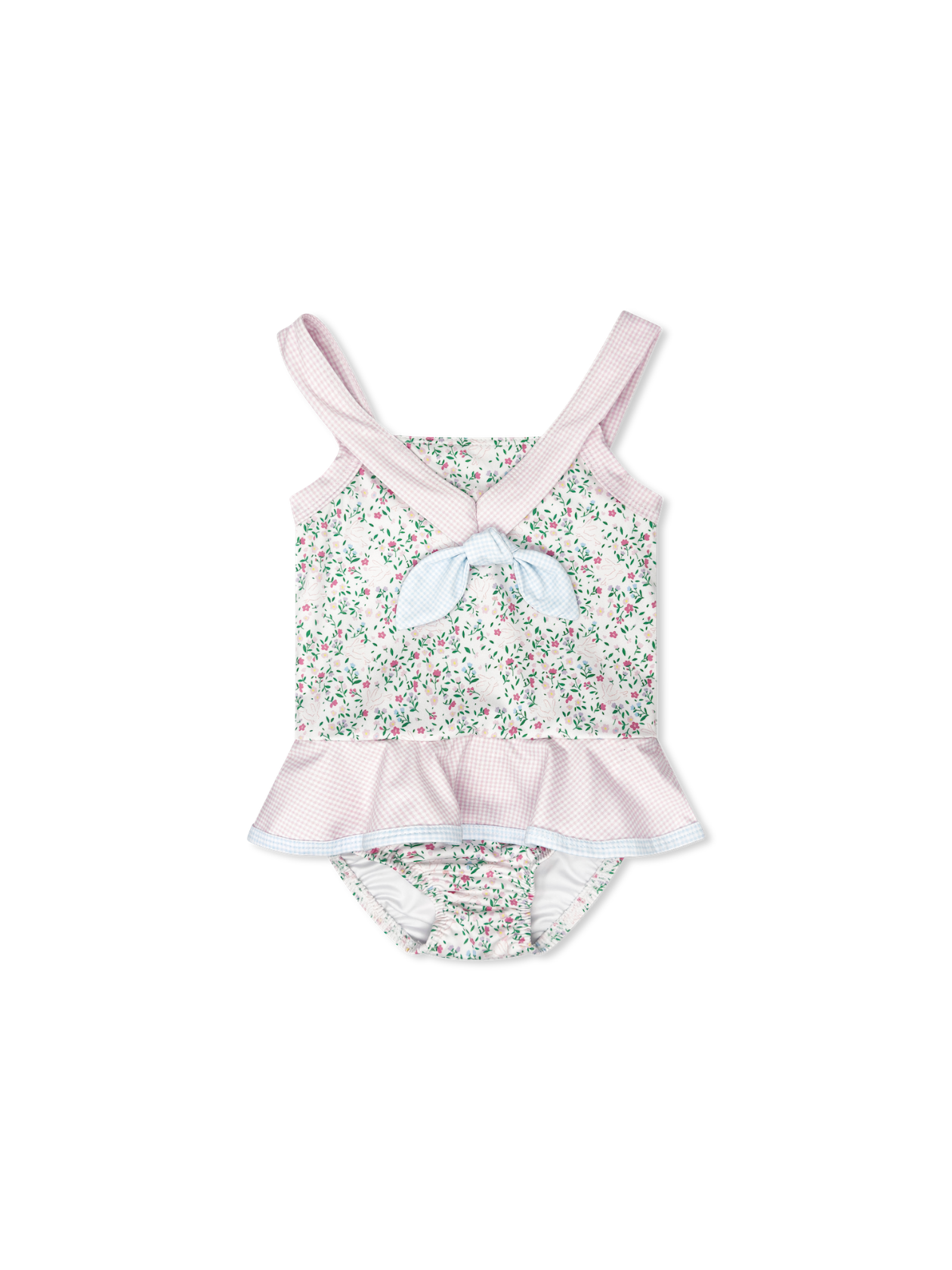 NORA SWIMSUIT- BELLE BUNNY FLORAL - Persnickety Shop