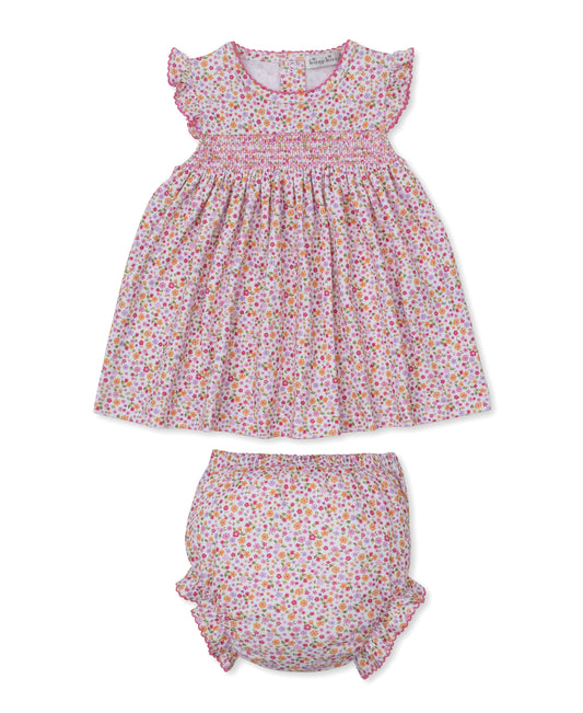 Kissy Kissy Blossoming Bows Floral Smocked Dress Set