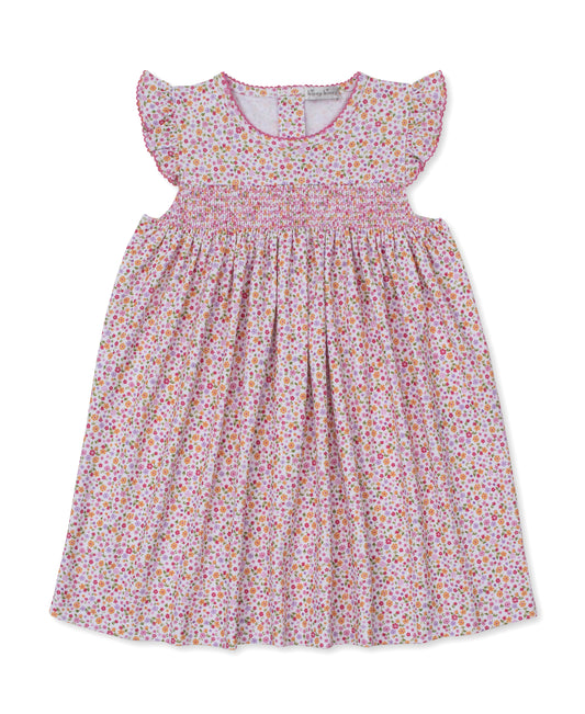 Kissy Kissy Blossoming Bows Floral Smocked Dress