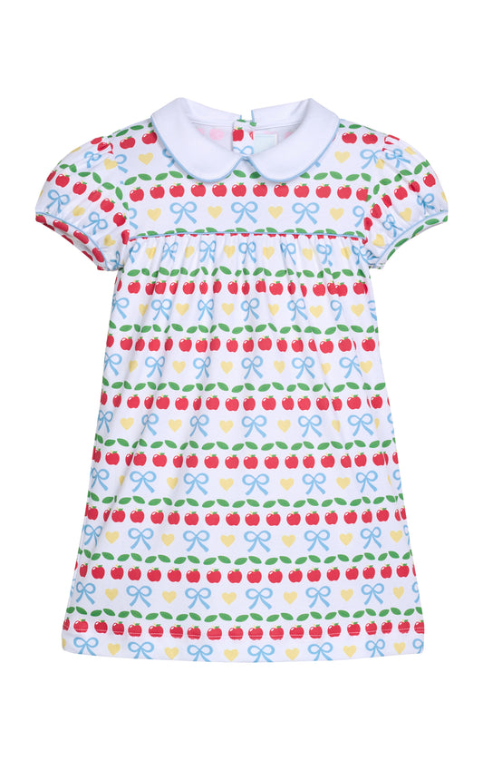 Little English Short Sleeve Evelyn Dress - Apples Days