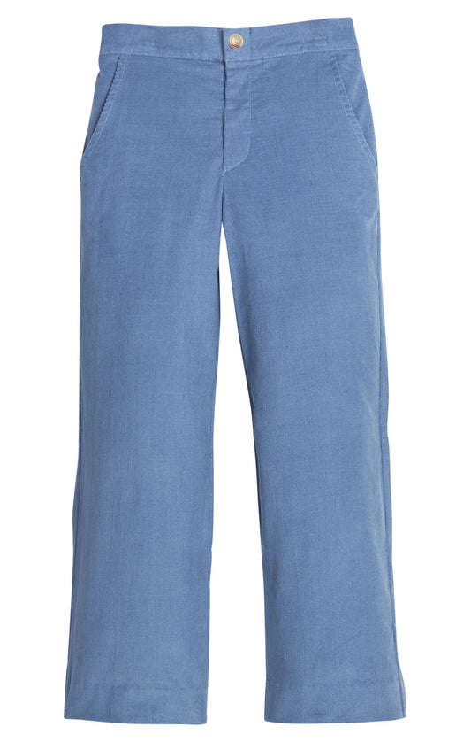 Little English Pull On Pant - Stormy Blue Corduroy