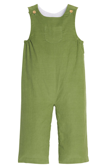 Little English Campbell Overall - Watercress Corduroy