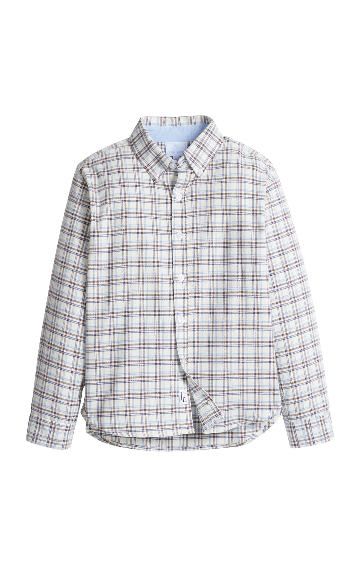 Little English Button Down Shirt - Clarkson Plaid