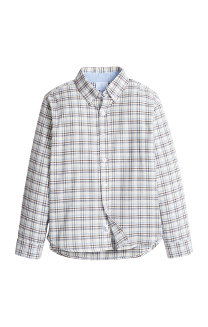 Little English Button Down Shirt - Clarkson Plaid