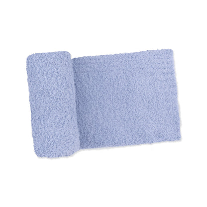 PREORDER Angel Dear Chenille - Dusty Blue Stroller Blanket