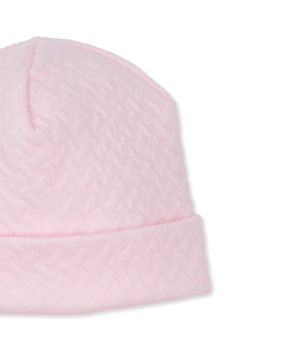 Kissy Kissy jacquard hat pink