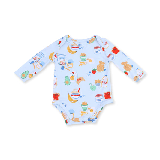 Angel Dear Breakfast Club Blue - Long Sleeve Bodysuit