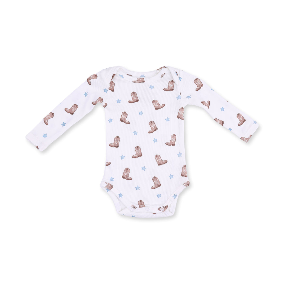Angel Dear Mini Cowboy Boots - Long Sleeve Bodysuit