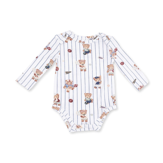 Angel Dear Mixed Sports Bears - Long Sleeve Bodysuit