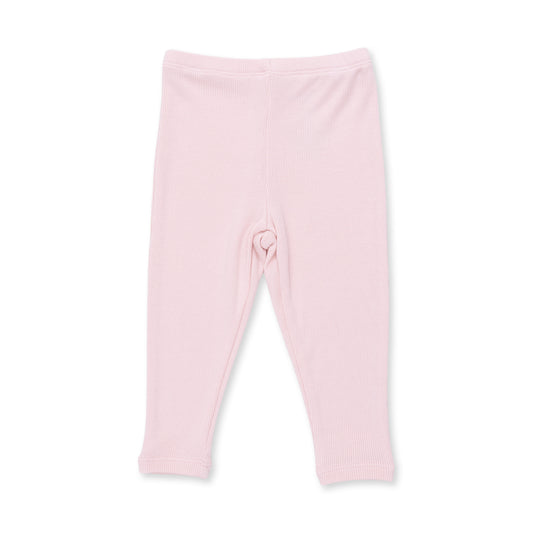 Angel Dear Solid Veiled Pink Rib - Legging