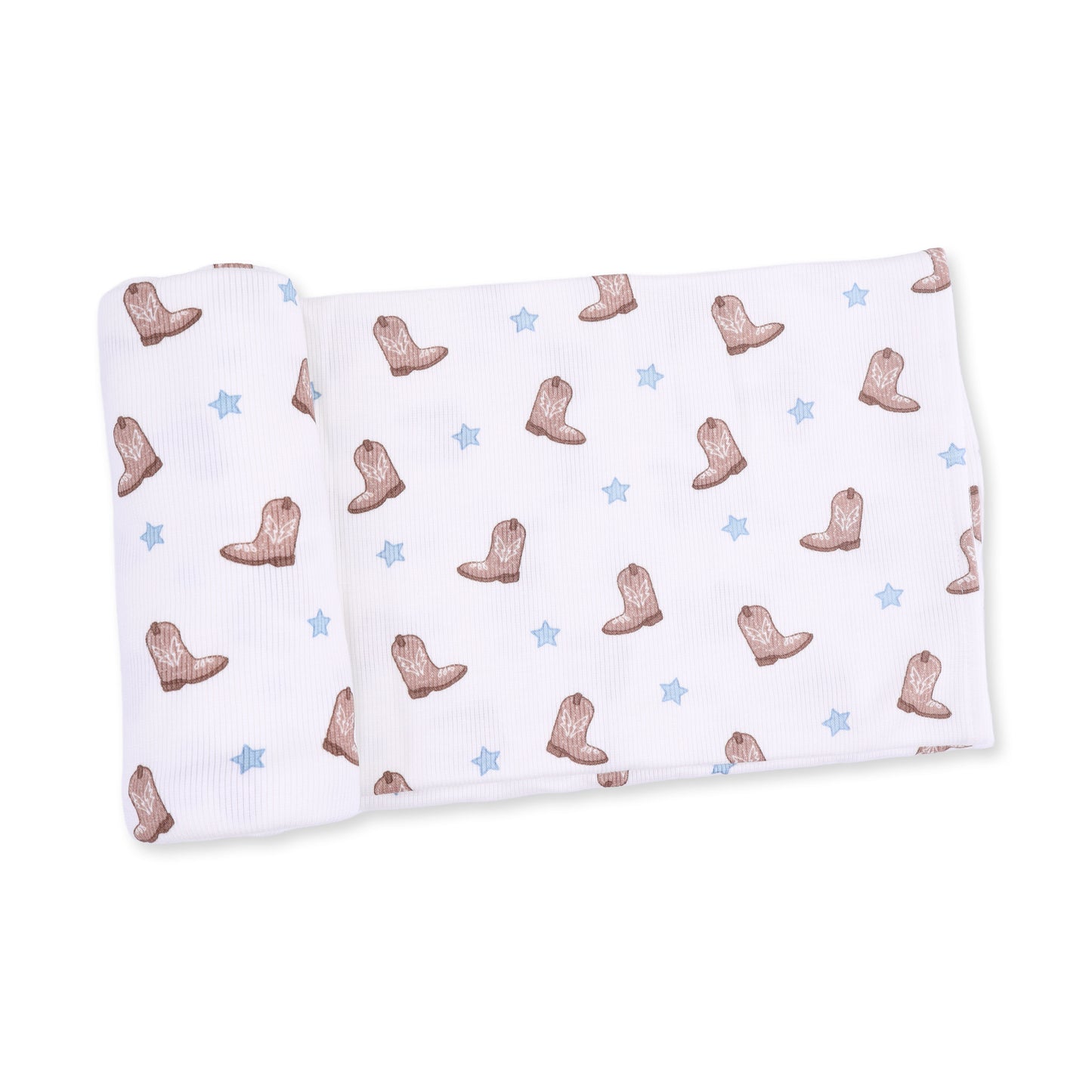Angel Dear Mini Cowboy Boots - Swaddle Blanket