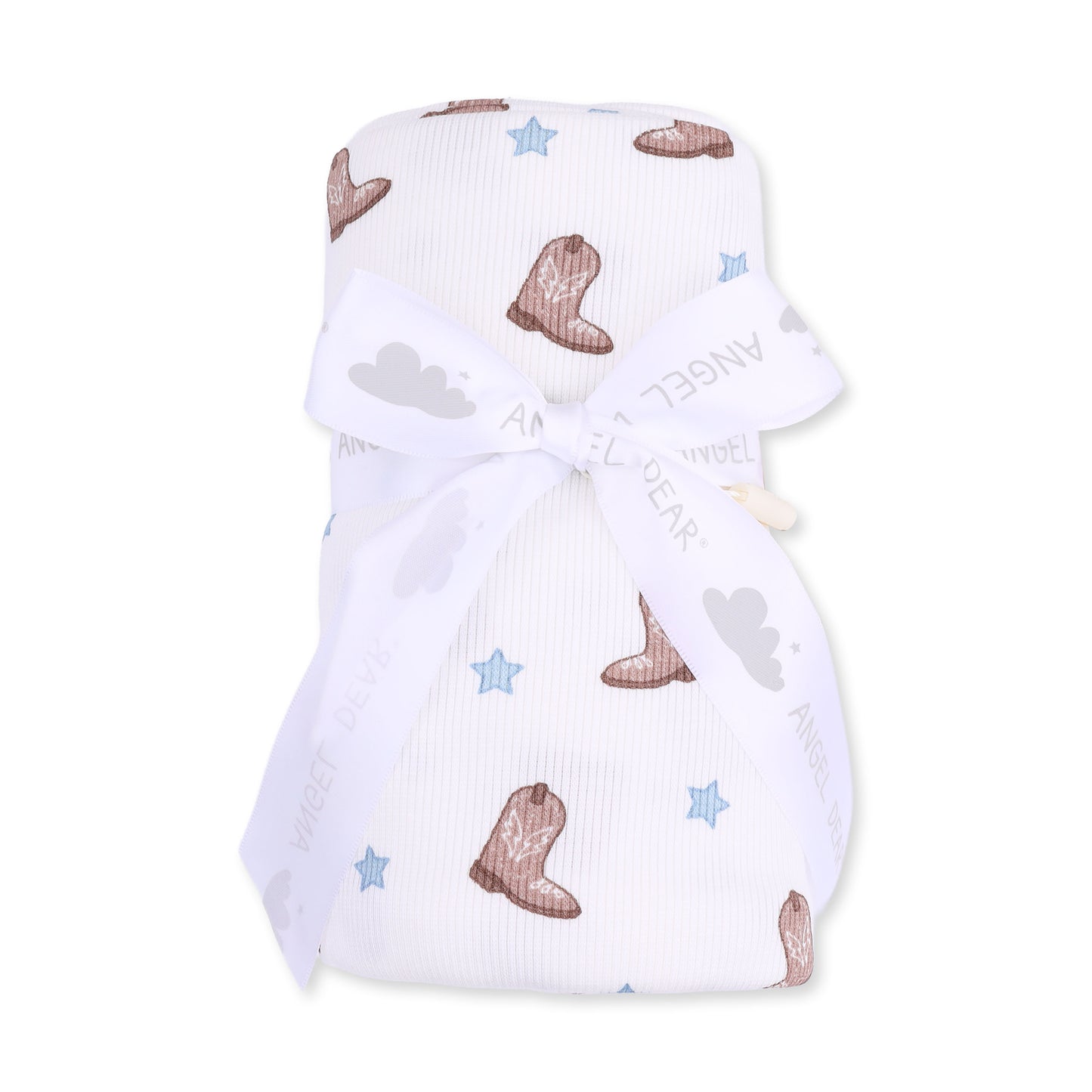 Angel Dear Mini Cowboy Boots - Swaddle Blanket