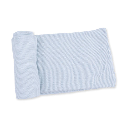 Angel Dear Solid Baby Blue - Swaddle Blanket