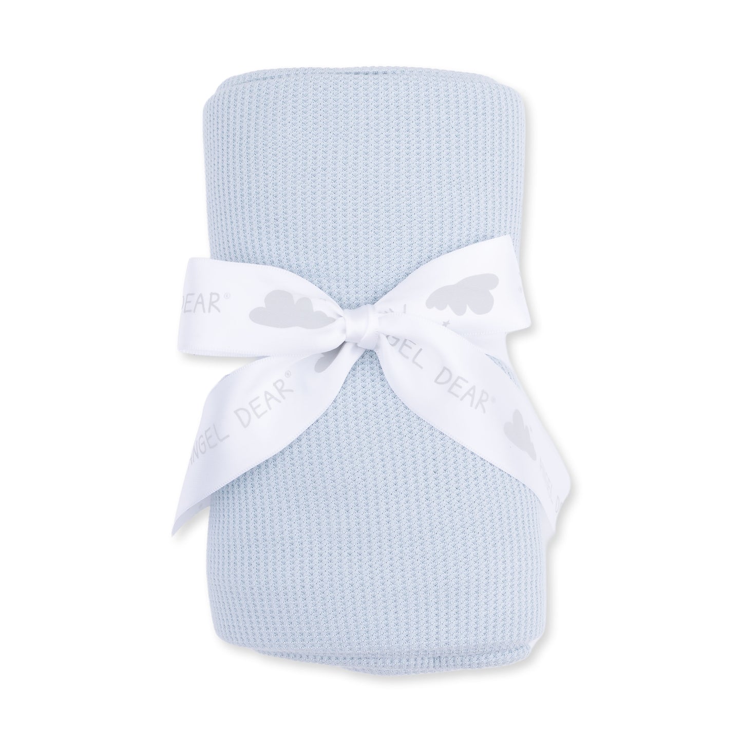 Angel Dear Solid Baby Blue - Swaddle Blanket