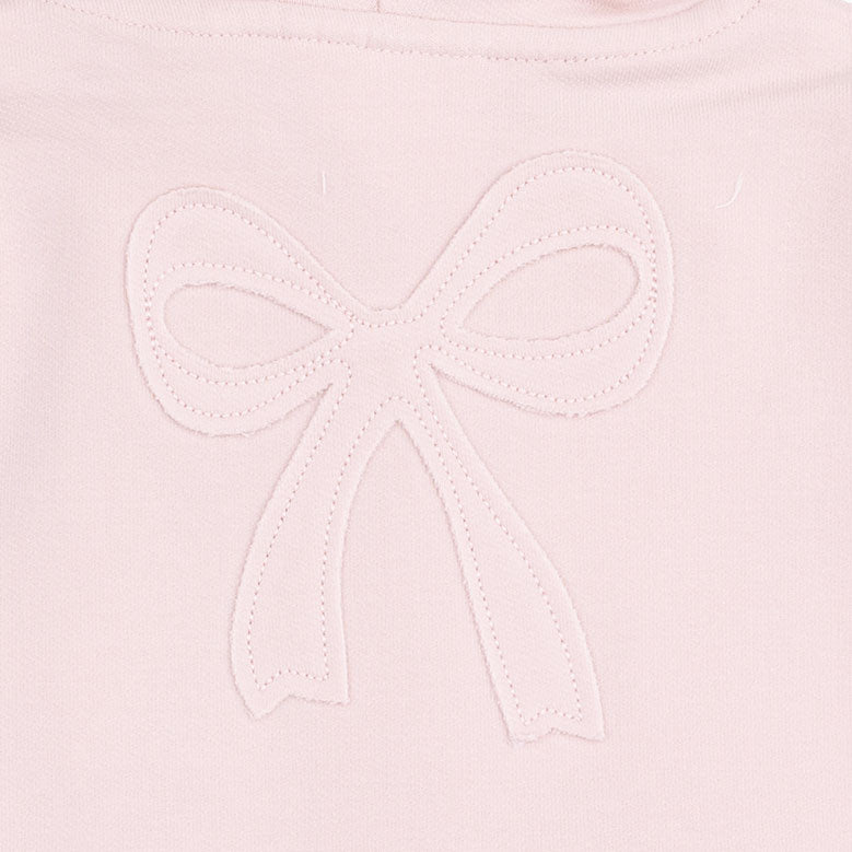 Angel Dear Veiled Pink Bows - Zip Peplum Hoodie