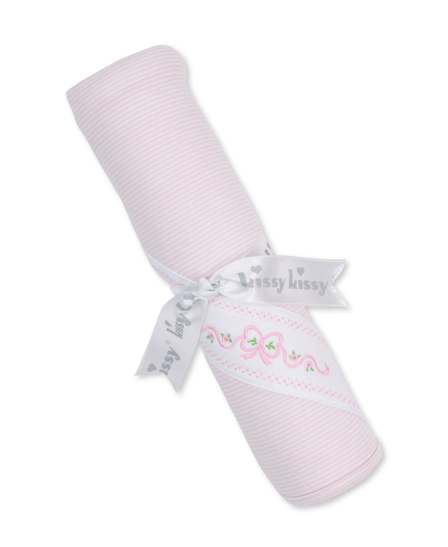 Kissy Kissy Classic Treasures FA26 PINK STRIPE BLANKET