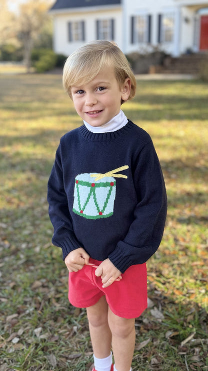 Lullaby Set Cozy Up Sweater - Northshore Navy, Drum