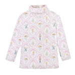Nutcracker Dreams Printed Pima Turtleneck Tee  – Baby Club Chic