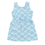 HAMNER HILL Girls Sleeveless Seashell Skort Dress