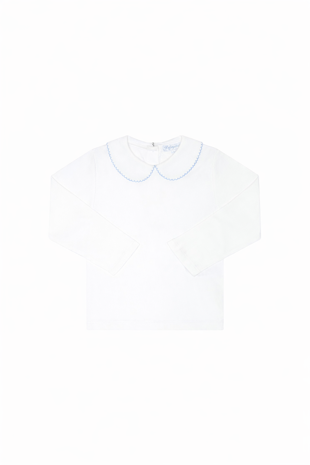 NELLAPIMA Elise Peter Pan Collar Shirt - BLUE