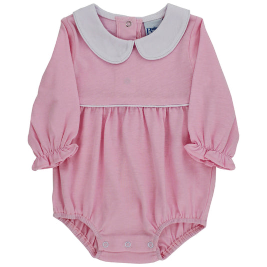 BAILEY BOYS PINK KNIT-GIRLS L/S BUBBLE