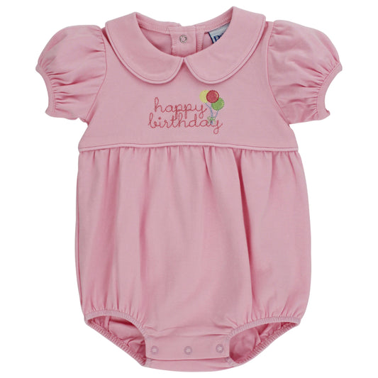 BAILEY BOYS HAPPY BIRTHDAY-KNIT INFANT BUBBLE