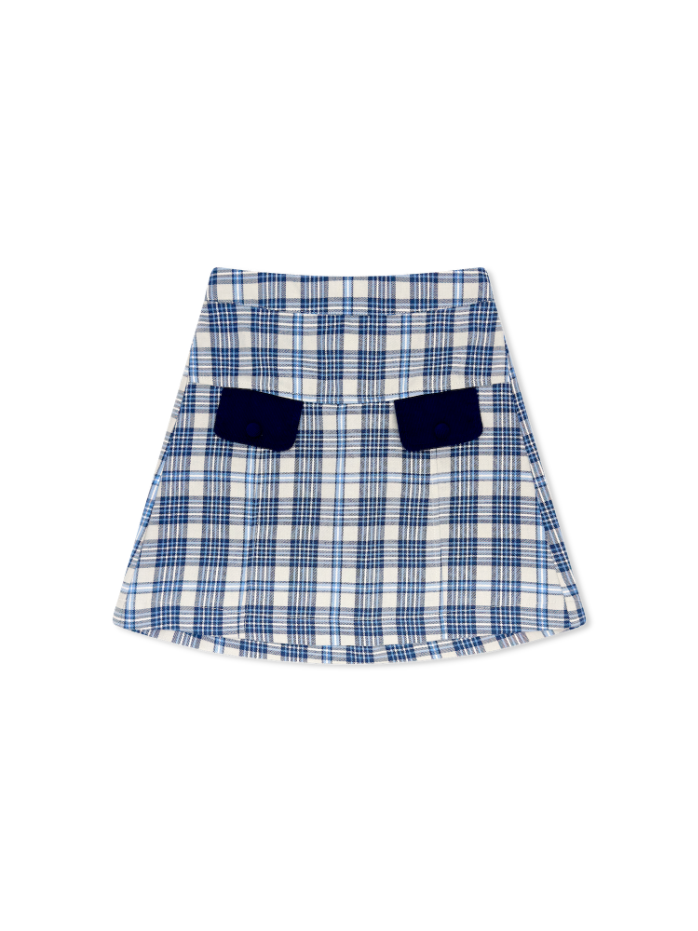 Set Proper Claire Skirt - Walnut Hill Plaid