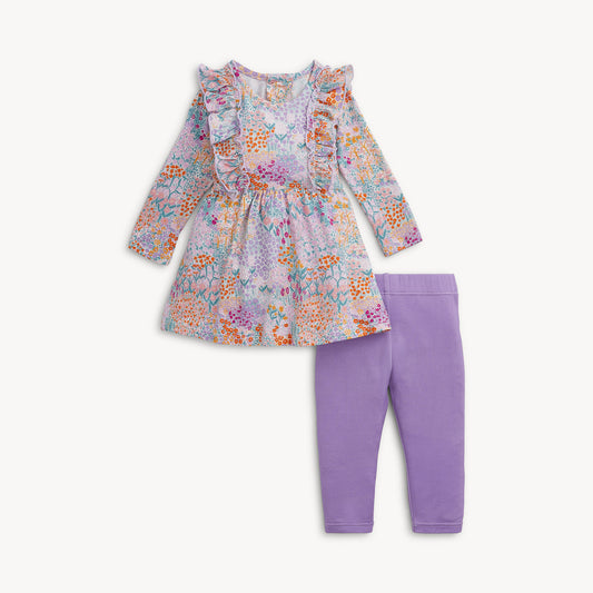 PREORDER Magnetic Me Arabella Modal Ruffle L/s Dress W/ Legging