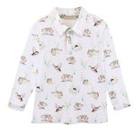 Duck Pond Printed Pima Turtleneck Tee  – Baby Club Chic