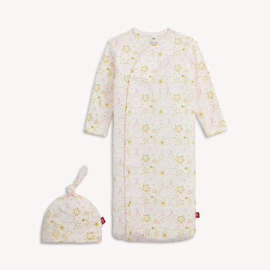 PREORDER Star Signs Pink Modal Gown + Hat Set Magnetic Me