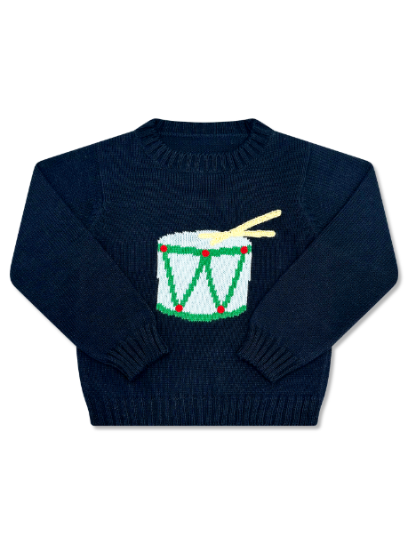 Lullaby Set Cozy Up Sweater - Northshore Navy, Drum