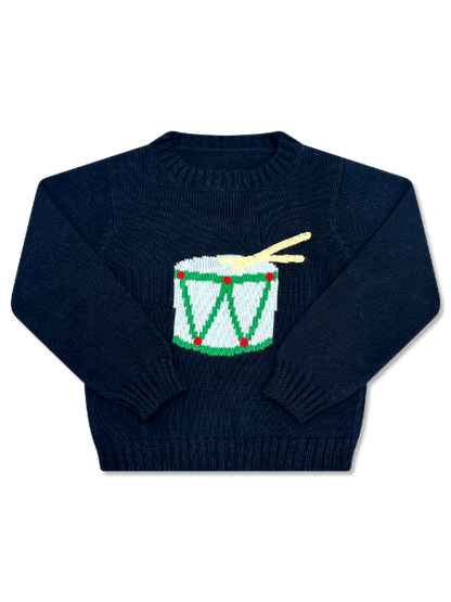 Lullaby Set Cozy Up Sweater - Northshore Navy, Drum