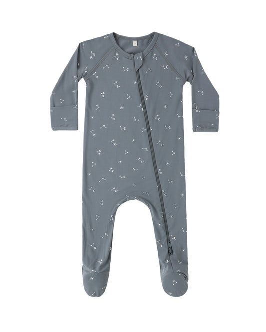RYLEE + CRU BAMBOO ZIP FOOTIE STARLIGHT - Persnickety Shop