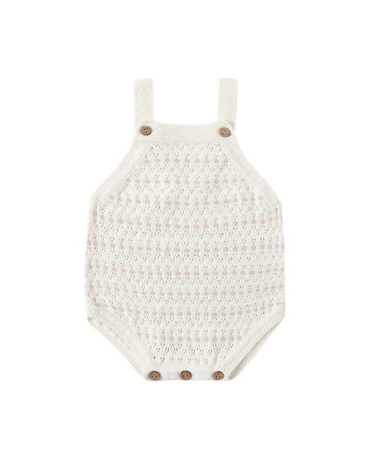 Rylee + Cru TATUM ROMPER IVORY - Persnickety Shop
