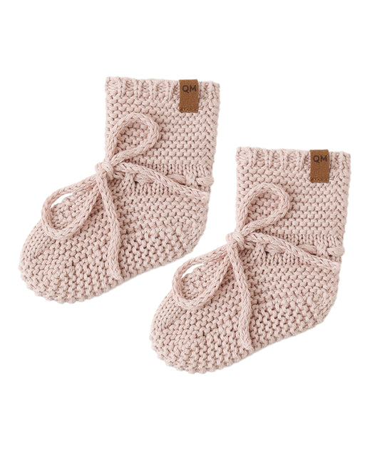 RYLEE + CRU KNIT BOOTIES  0-3MONTHS - Persnickety Shop