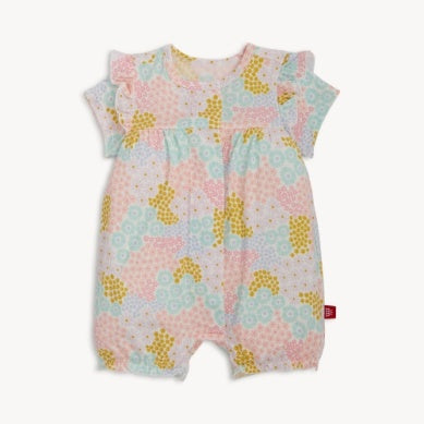 Magnetic Me Harper Modal Ruffle Slv Romper - Persnickety Shop