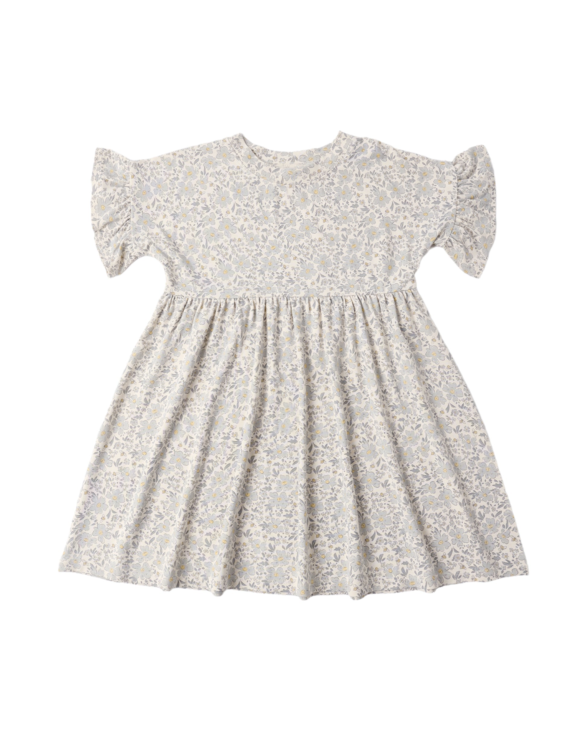 Rylee + Cru BABYDOLL DRESS BLUE MEADOW - Persnickety Shop