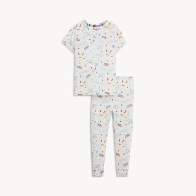 Magnetic Me USA 250 Modal Magnetic S/s Long Pant Pj Set - Persnickety Shop