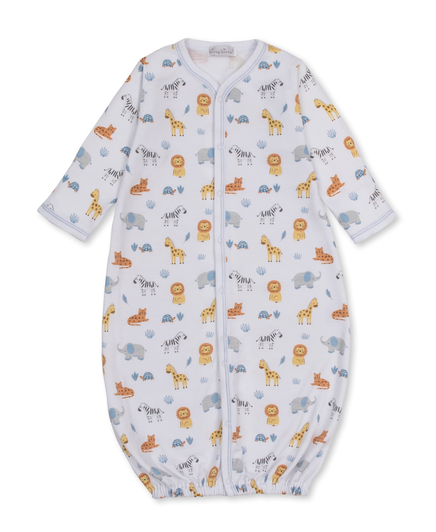 Kissy Kissy conv gown prt - Persnickety Shop