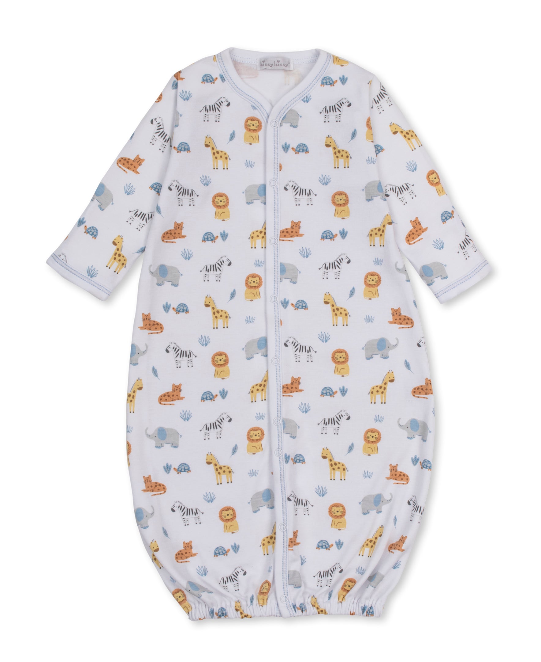 Kissy Kissy conv gown prt - Persnickety Shop